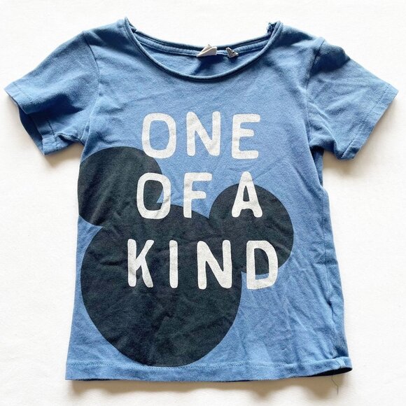 Junk Food Clothing Other - Junk Food Disney Mickey Mouse "One of A Kind" Blue Shirt size 5T